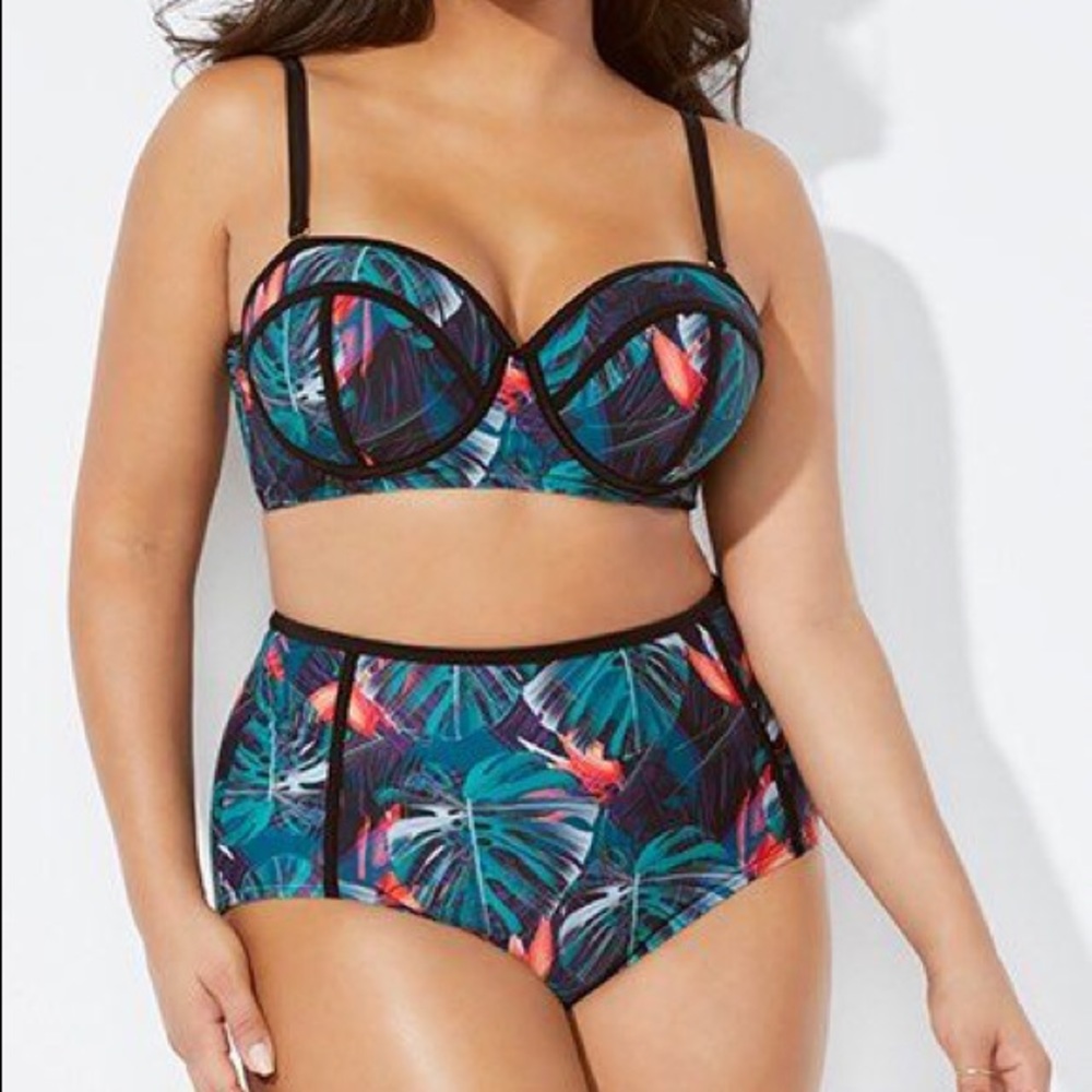 Tropical Print Bikini